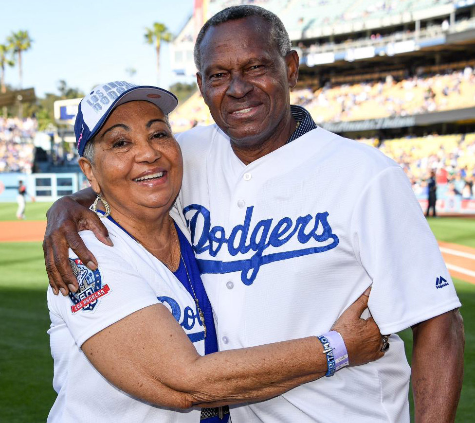 Margarita Mota, the wife of Dodgers great Manny Mota and